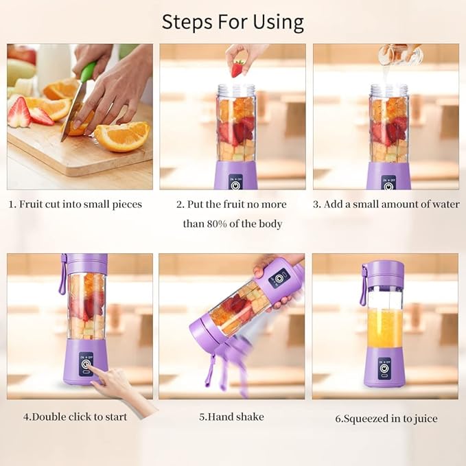 Electric Citrus Juicer Pro — USB Rechargeable | Compact & Powerful